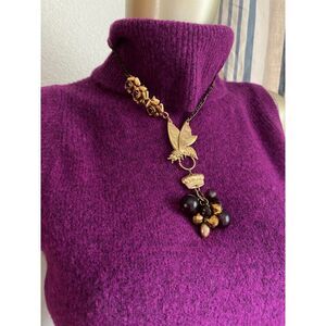 EUC Subversive for Target Whimsical Flower Bird Pendant Necklace